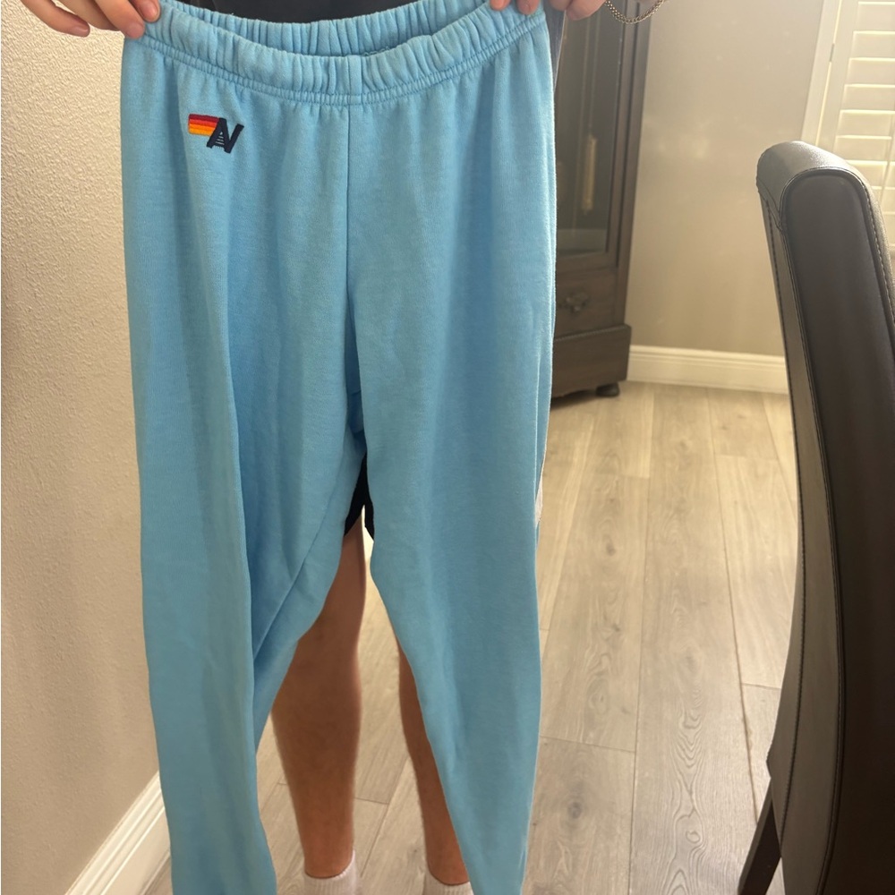 Aviator Nation Light Blue Sweatpants
